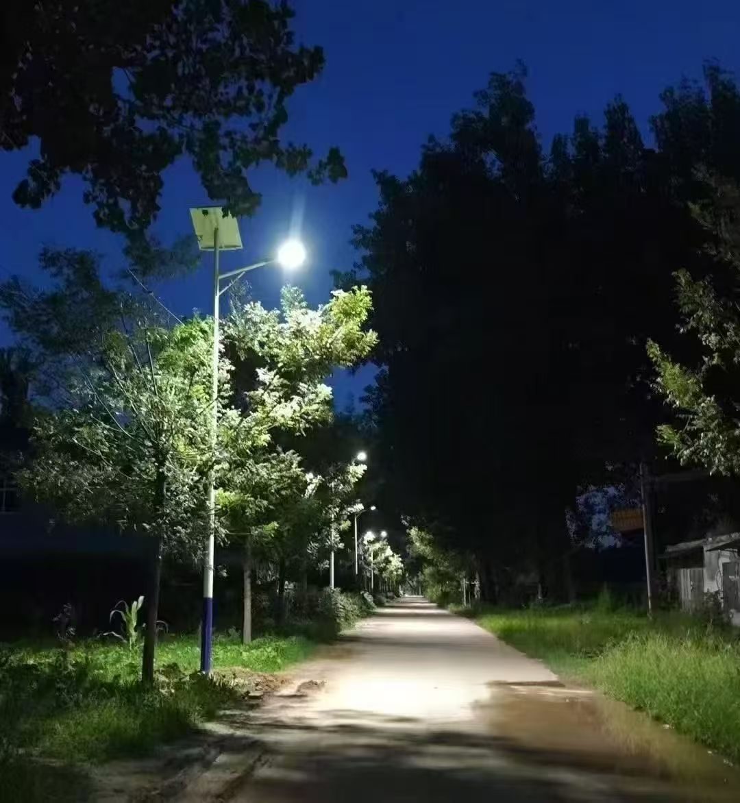 改造后夜间亮灯效果实拍